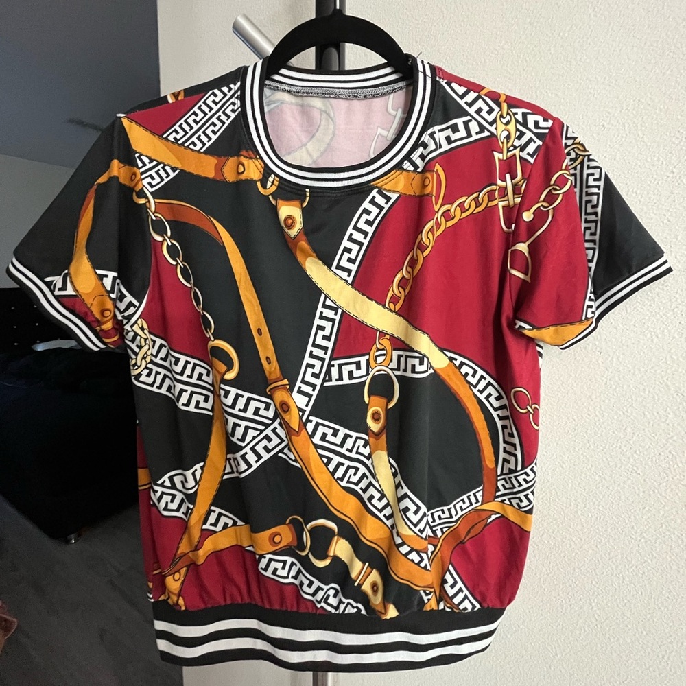 -SOLD- Vintage Print Top